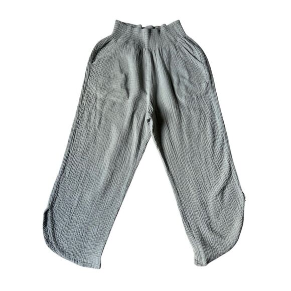 Marine Layer Cali Double Cloth Pants Size M Shadow Green Pull On - Picture 4 of 12